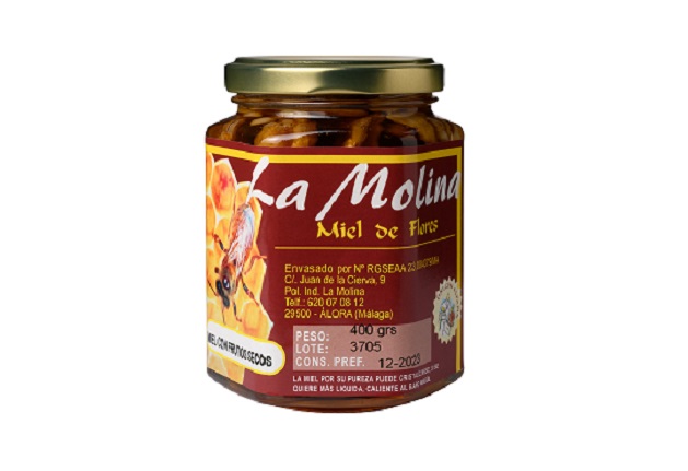 Miel de Mil Flores con frutos secos La Molina
